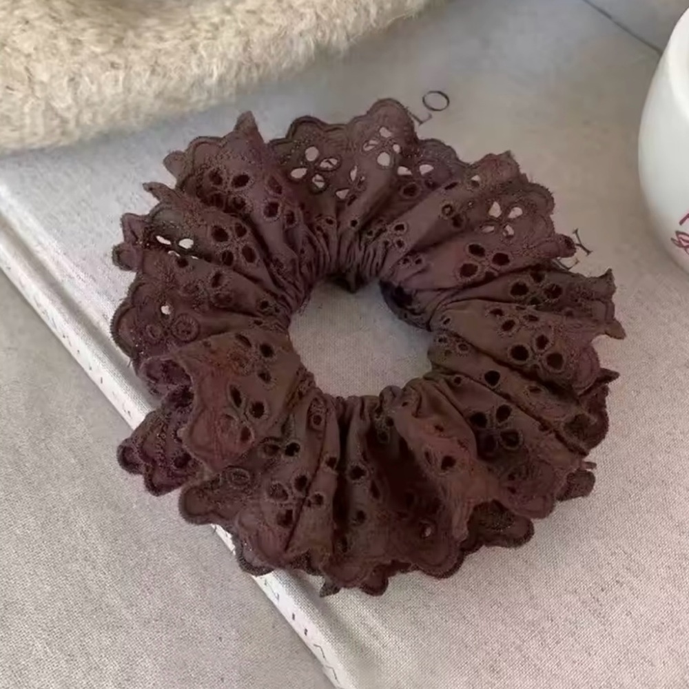Lace Scrunchie for Women Ponytail 1Pcs - Picture 3 of 5